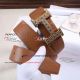 Copy Hermes Brown Leather Belt With Diamonds Gold Buckle (3)_th.jpg